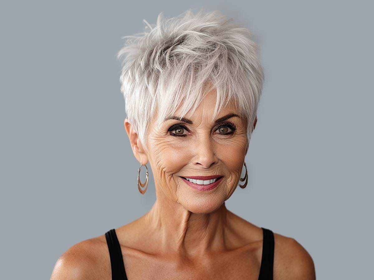 9 Age Defying Hairstyles With Bangs For Older Women - Green Frog Catering